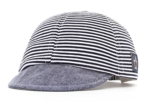 Cloud Kids Basecap Kappe Baby Schirmmütze Sonnenhut Kleinkind Baseball Cap Sommer Kopfumfang 46-50cm Schwarz von Cloudkids