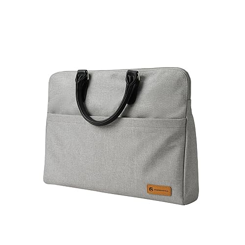 Cloudstyle Aktentasche Herren Laptoptasche Wasserdicht Grau Henkeltasche Briefcase für Computer Business Grau von Cloudstyle