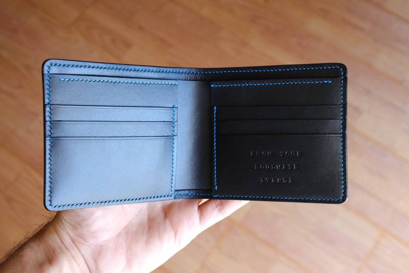 Handgemachte Geldbörse Aus Eichenleder Vollnarben, Pflanzlich Gegerbt von CloudyLeather