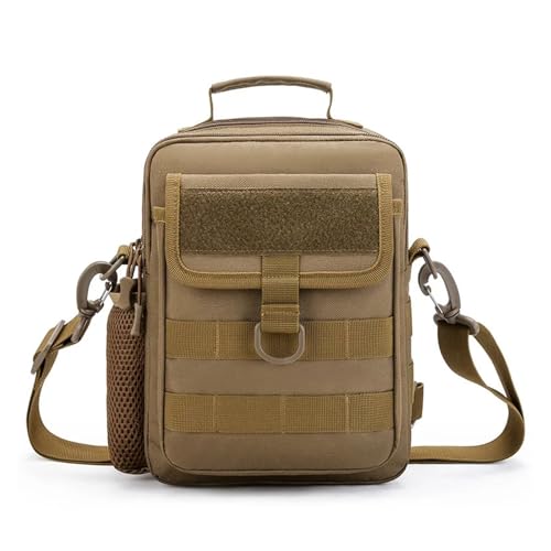 Clouism Taktische Hüfttasche, Molle-Outdoor-Handtasche, wasserdicht, Camping, Reisen, Wandern, Trekking, Jagd, Schultertasche, Messenger, Angelrucksack, khaki, Einheitsgröße Clouism Taktische Hüfttasche, Molle-Outdoor-Handtasche, wasserdicht, Camping, Reisen, Wandern, Trekking, Jagd, Schultertasche, Messenger, Angelrucksack, khaki, Einheitsgröße von Clouism