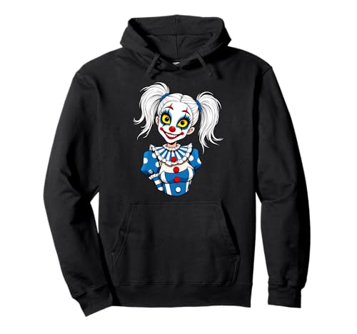 Clowngirl Girlfriend Clown Gesicht Zirkus Mädchen Kostüm Pullover Hoodie von Clown Frauen Makeup Zirkus Spaß