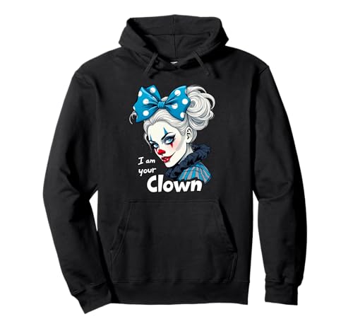 I Am Your Clown Girlfriend Clowngirl Gesicht Zirkus Mädchen Pullover Hoodie von Clown Frauen Makeup Zirkus Spaß