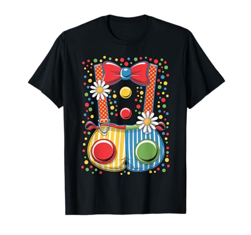 Faschingskostüm Damen Männer Fasching Karneval Clown Kostüm T-Shirt Faschingskostüm Damen Männer Fasching Karneval Clown Kostüm T-Shirt von Clown Kostüm Damen Karneval Kostüm Kinder