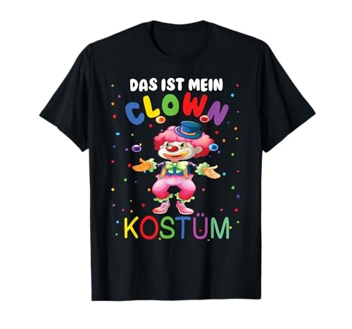 Clown Kostüm Verkleidung für Kinder Karneval Faschings T-Shirt von Clownskostüm Clowns Kostüm Karneval Herren & Damen