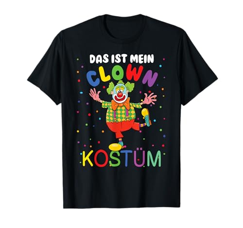 Clown Kostüm Verkleidung für Kinder Karneval Faschings T-Shirt von Clownskostüm Clowns Kostüm Karneval Herren & Damen