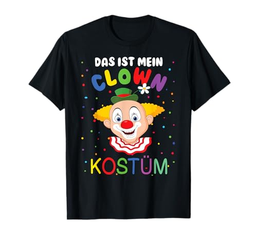 Clown Kostüm Verkleidung für Kinder Karneval Faschings T-Shirt von Clownskostüm Clowns Kostüm Karneval Herren & Damen