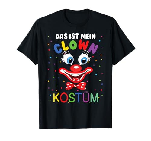 Clown Kostüm Verkleidung für Kinder Karneval Faschings T-Shirt von Clownskostüm Clowns Kostüm Karneval Herren & Damen