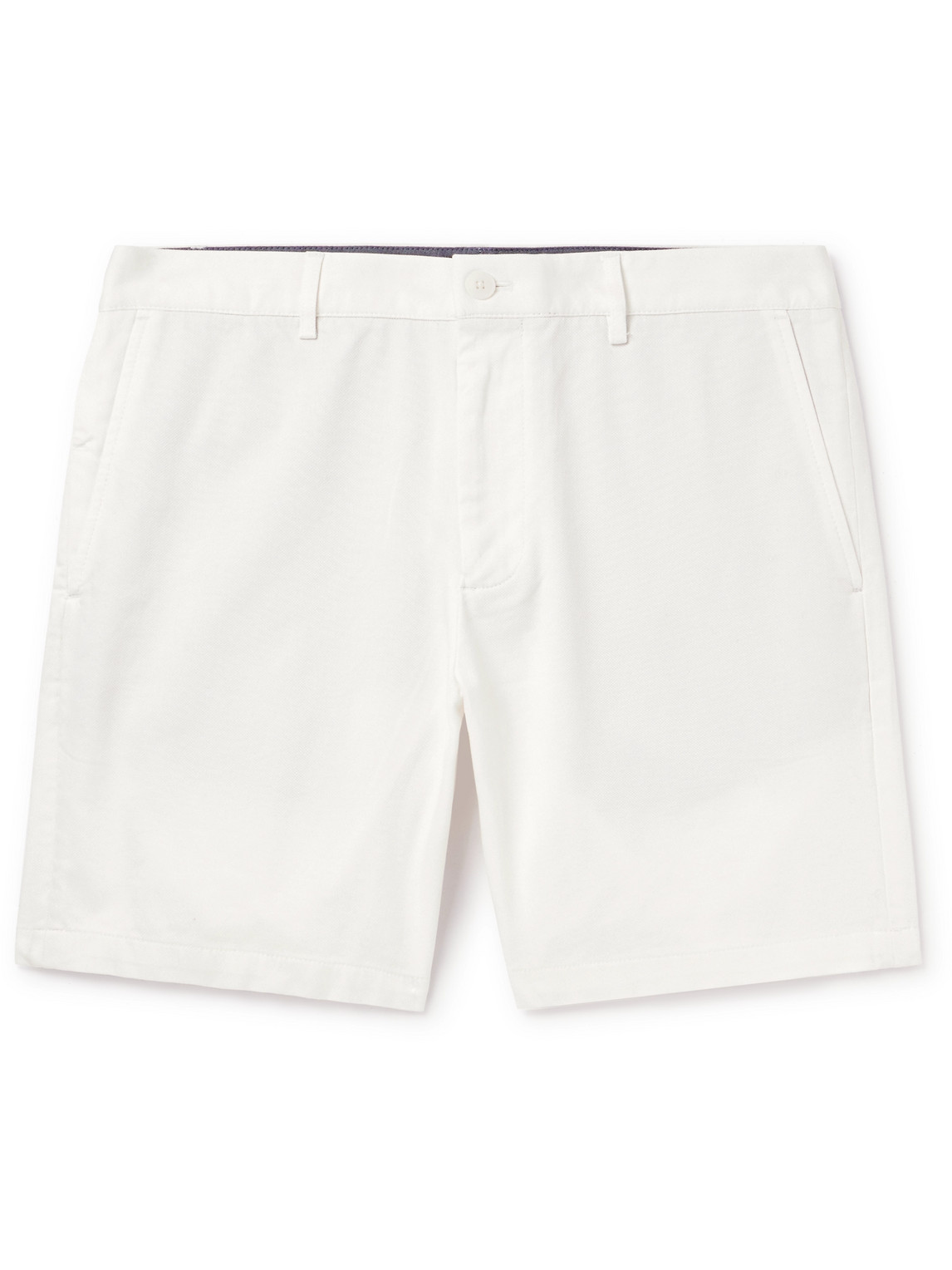 Club Monaco - Baxter Straight-Leg Stretch-Cotton Twill Shorts - Men - White - UK/US 34 von Club Monaco