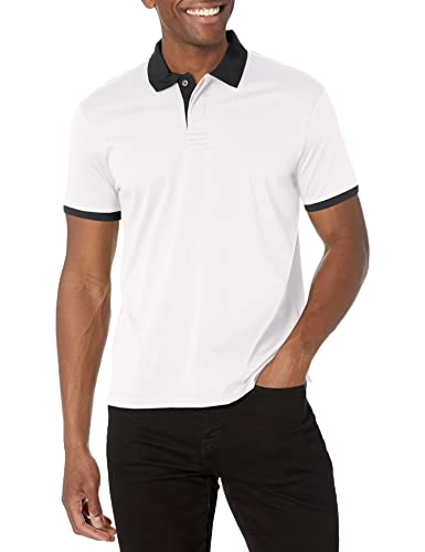 Club Monaco Herren Raffiniertes Ss Polo Polohemd, Opal/Opal, Klein von Club Monaco