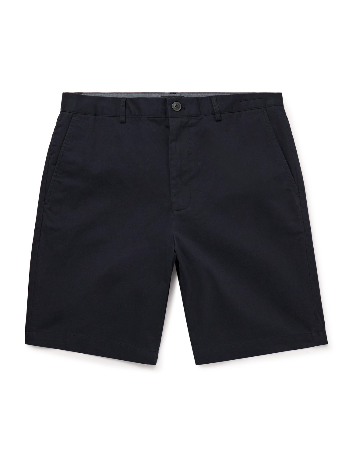 Club Monaco - Maddox Straight-Leg Cotton-Blend Twill Shorts - Men - Blue - UK/US 34 von Club Monaco