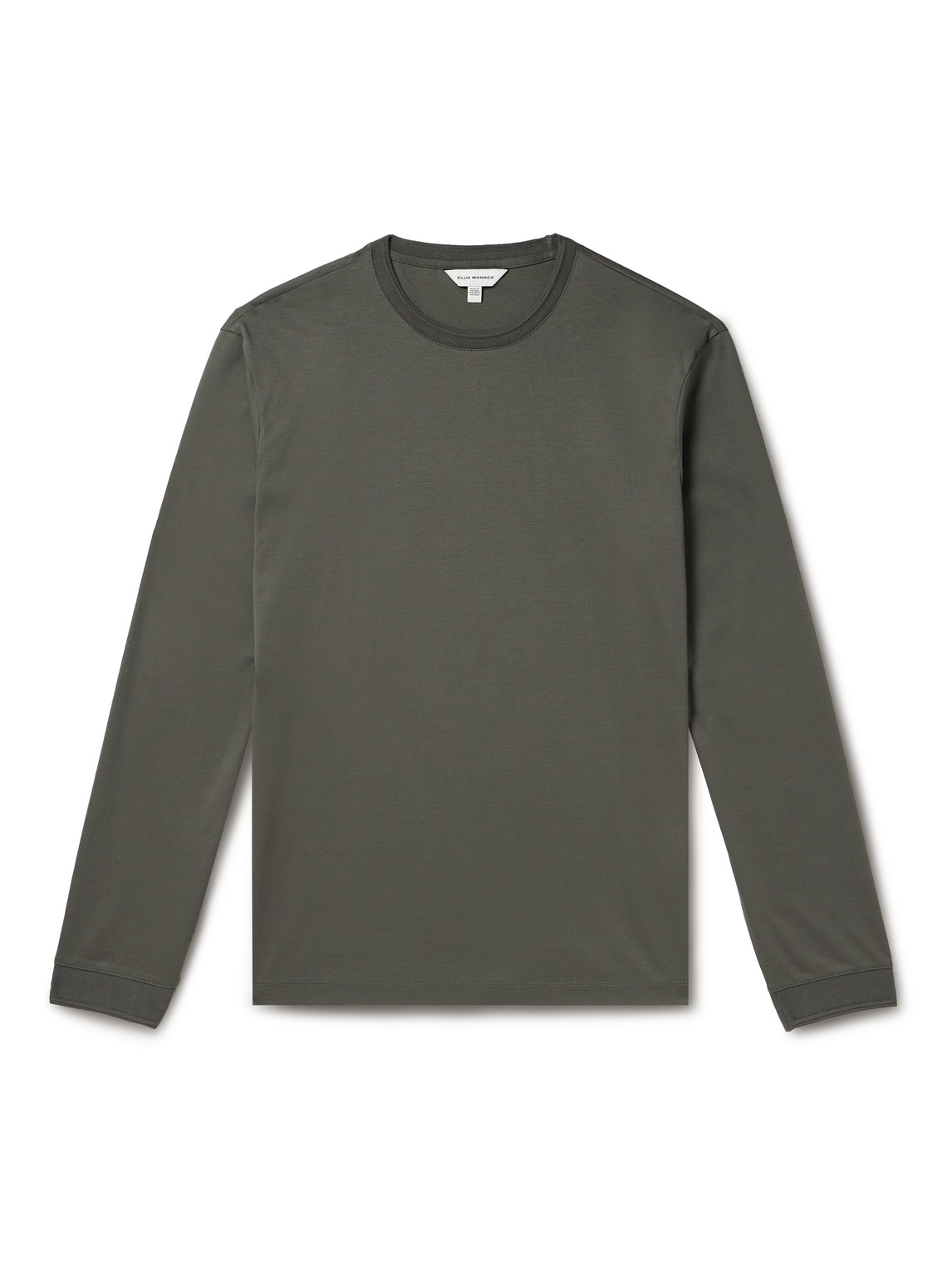 Club Monaco - Refined Cotton-Jersey T-Shirt - Men - Green - M von Club Monaco
