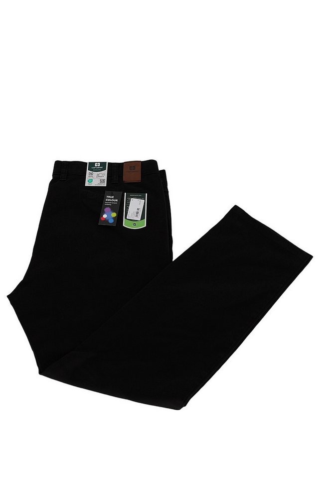 Club of Comfort Chinos Herren Chino Hose schwarz von Club of Comfort