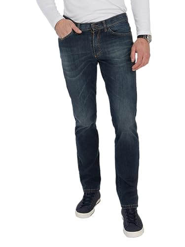 Club of Comfort - Herren Hose Henry 6516 - Khaki blau (gewaschen) Größe: 34/30 von Club of Comfort