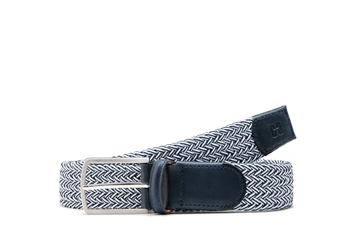 Club of Comfort - Herren Gürtel mit Stretch Funktion (73), Farbe:mittelblau (43), Länge:95 von Club of Comfort