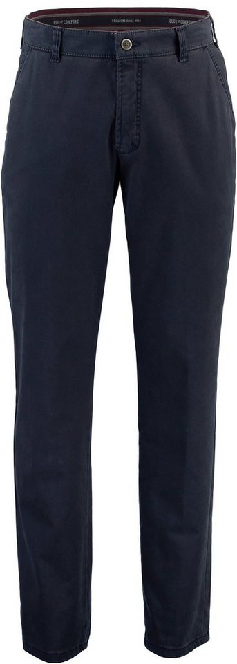 Club of Comfort Stoffhose CLUB OF COMFORT High Stretch Baumwoll-Hose marine Garvey Flat-Front von Club of Comfort