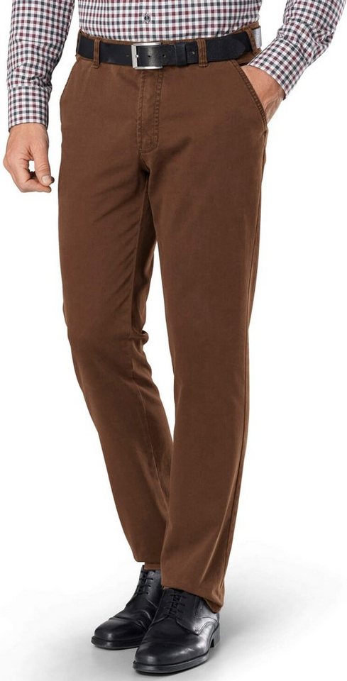 Club of Comfort Stoffhose CLUB OF COMFORT High Stretch Baumwoll-Hose blau Garvey Flat-Front von Club of Comfort