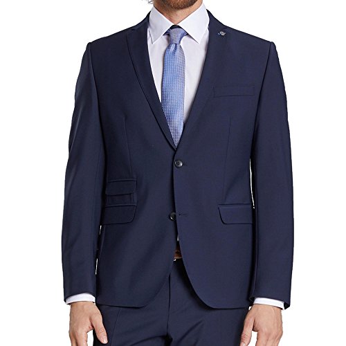 Club of Gents Herren Amf-cliff Anzugjacke, Blau (Blau 62), 98 EU von Lupantte