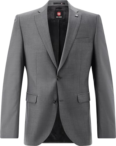 CG CLUB of GENTS Herren Sakko CG Caden SS Grau (Grau 81), 48 von CG CLUB of GENTS