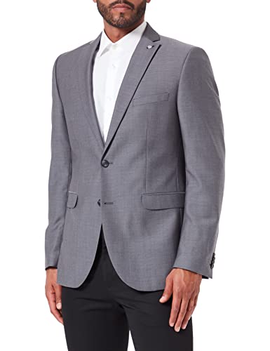 CG CLUB of GENTS Herren Slim Fit Sakko CG Caden SS 50 - 102S1, , , , , Gr. 50, Grau (Grau 81) von Club of Gents