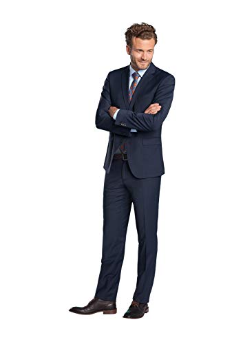 Club of Gents Herren Tailored Fit Anzug Andy SS 20 - 023S0, Blau (Blau 62), Gr. 24 von Club of Gents