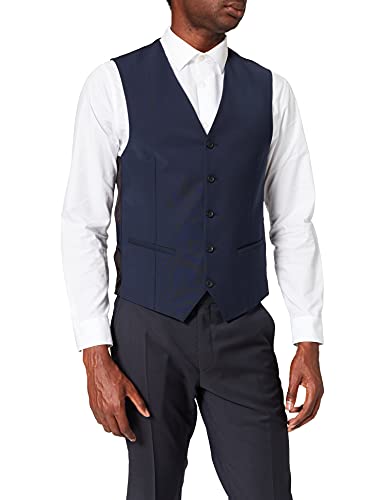 Club of Gents Herren Carlton Anzugweste, Blau (Blau 62), 54 von Club of Gents