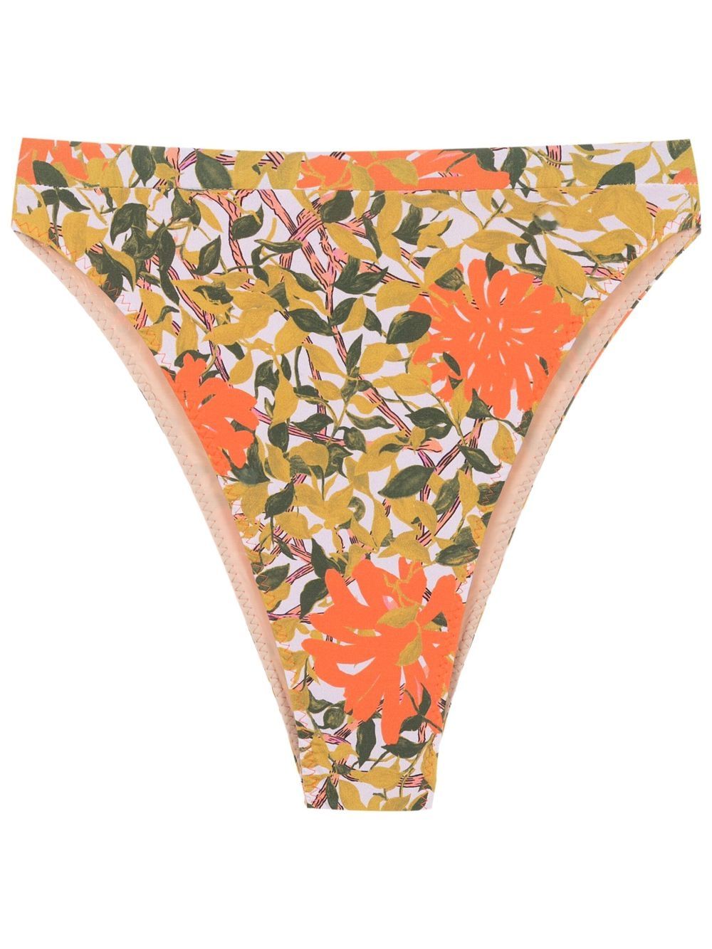 Clube Bossa Bikinihöschen mit Blumen-Print - Orange von Clube Bossa