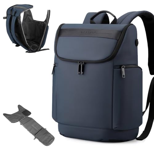 Clufar Rucksack Herren Wasserdicht Business Laptop Rucksack 15,6 Zoll Multifunktion Anti Diebstahl Arbeitsrucksack Laptoprucksack Frauen Schulrucksack Teenager Blau für Schule Arbeit Reisen,Blue von Clufar