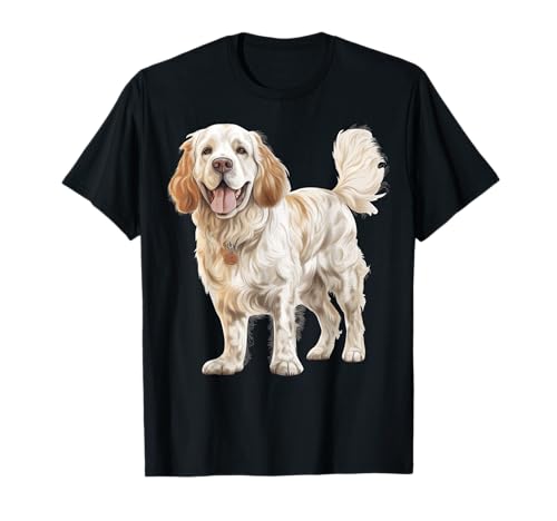 Clumber Spaniel Gedenkstätte für Hunde/Mama/Papa/Welpen T-Shirt Clumber Spaniel Gedenkstätte für Hunde/Mama/Papa/Welpen T-Shirt von Clumber Spaniel Dog Tees NYC