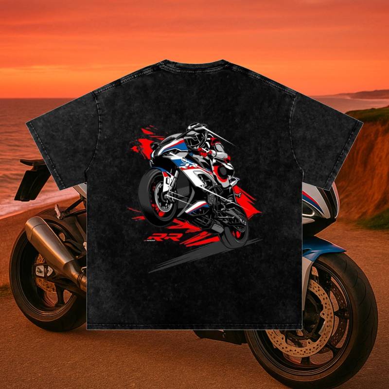 Bmw S1000Rr T-Shirt Baumwoll Sport Bike T-Shirt, Motorrad Fan Geschenk von ClutchAndBurn