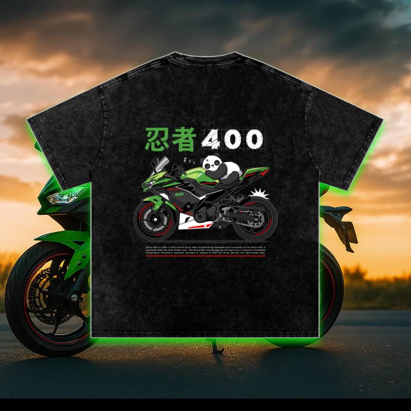 Kawasaki Ninja 400 T-Shirt Sportbike Baumwolle T-Shirt Kawasaki Ninja 400 T-Shirt Sportbike Baumwolle T-Shirt von ClutchAndBurn