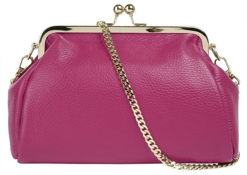 Cluty Abendtasche, echt Leder, Made in Italy von Cluty