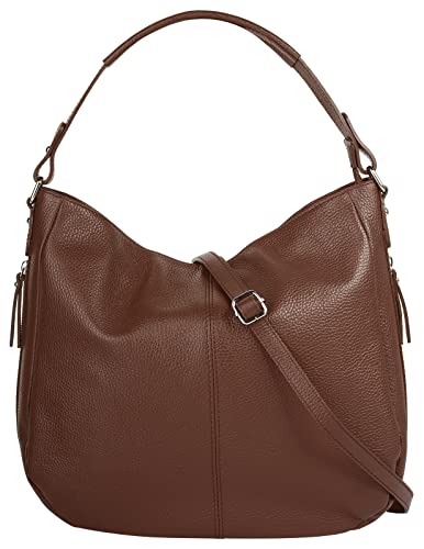 Cluty Shopper Echt Leder braun Damen - 021407 von Cluty