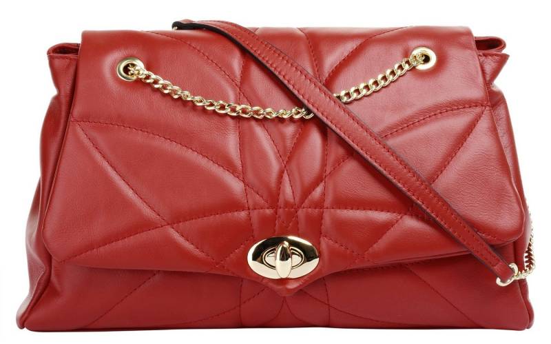 Cluty Umhängetasche, echt Leder, Made in Italy von Cluty