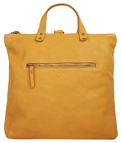 Cluty Umhängetasche echt Leder Damen | Made in Italy | Multifunktionale Designertasche | 3in1 Shopper & Rucksack | 020458 von Cluty