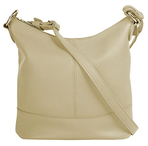 Cluty Umhängetasche echt Leder Damen | Made in Italy, Handtasche, Schultertasche, Crossbody Bag aus Leder | 021217 von Cluty
