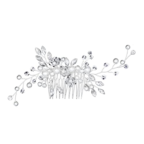 Braut Kamm Frauen Perle Schmuck Haarschmuck Braut Braut Kamm Hochzeit Elegante Kopfschmuck von Clyhon