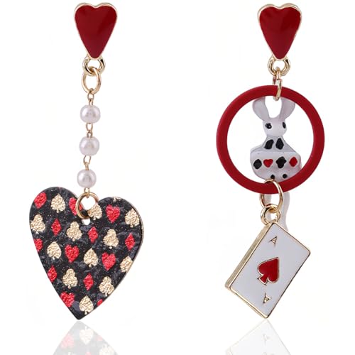 Clyhon Hypoallergene Herzförmige Ohrringe - Charms Ohrhänger Schmuck für Mädchen - Hochzeit, Geburtstag, Muttertag von Clyhon