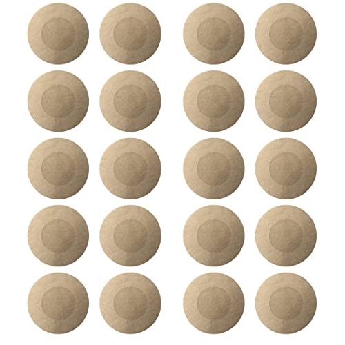 Clyhon 20 Stück Nippel Cover Aufkleber wasserdichte Unsichtbare Einweg Nipple Abdeckungen Sticker Ultra Dünne Brust Aufkleber Nippelpads Rund Nippelabdeckungen von Clyhon