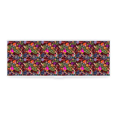 Cmagnifico Federmäppchen, Frieden und Liebe, kreative einfache Schreibwaren-Box, 19,5 x 6,8 x 3 cm, Stil:, Einheitsgröße, Federmäppchen von Cmagnifico