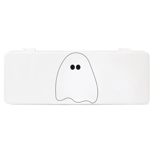 Cmagnifico Federmäppchen, GhostCreative, einfache Schreibwaren-Box, 19,5 x 7,1 x 2,7 cm, Stil:, Einheitsgröße, Federmäppchen von Cmagnifico