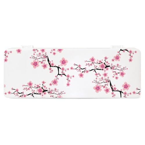 Cmagnifico Federmäppchen, Pflaumenblüte, kreative einfache Schreibwaren-Box, 19,5 x 7,1 x 2,7 cm, Stil:, Einheitsgröße, Federmäppchen von Cmagnifico