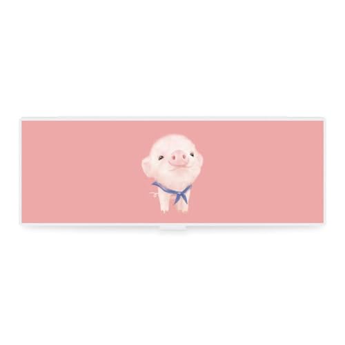 Cmagnifico Federmäppchen, Pink PigCreative, einfache Schreibwaren-Box, 19,5 x 6,8 x 3 cm, Stil:, Einheitsgröße, Federmäppchen von Cmagnifico