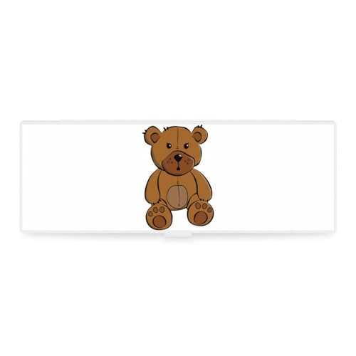 Cmagnifico Federmäppchen, Teddybär, kreative einfache Schreibwaren-Box, 19,5 x 6,8 x 3 cm, Stil:, Einheitsgröße, Federmäppchen von Cmagnifico