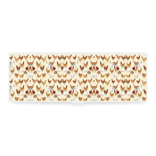 Cmagnifico Federmäppchen, eine Brut von Hühnern, kreative einfache Schreibwaren-Box, 19,5 x 6,8 x 3 cm, Stil:, Einheitsgröße, Federmäppchen von Cmagnifico