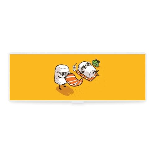 Cmagnifico Federmäppchen, lustige SushiCreative einfache Schreibwaren-Box, 19,5 x 6,8 x 3 cm, Stil:, Einheitsgröße, Federmäppchen von Cmagnifico