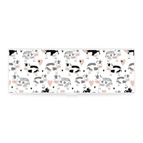 Cmagnifico Federmäppchen, niedliche Rinderkuh, kreative einfache Schreibwaren-Box, 19,5 x 6,8 x 3 cm, Stil:, Einheitsgröße, Federmäppchen von Cmagnifico
