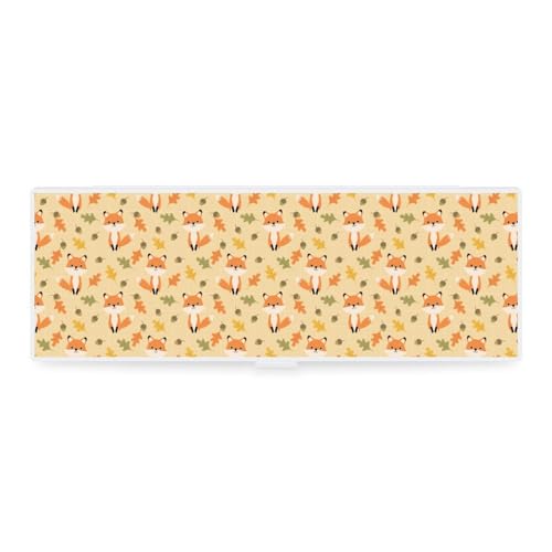 Cmagnifico Federmäppchen, niedlicher Fuchs, kreative einfache Schreibwaren-Box, 19,5 x 6,8 x 3 cm, Stil:, Einheitsgröße, Federmäppchen von Cmagnifico