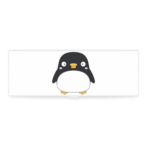 Cmagnifico Federmäppchen, niedlicher Pinguin, kreative einfache Schreibwaren-Box, 19,5 x 6,8 x 3 cm, Stil:, Einheitsgröße, Federmäppchen von Cmagnifico