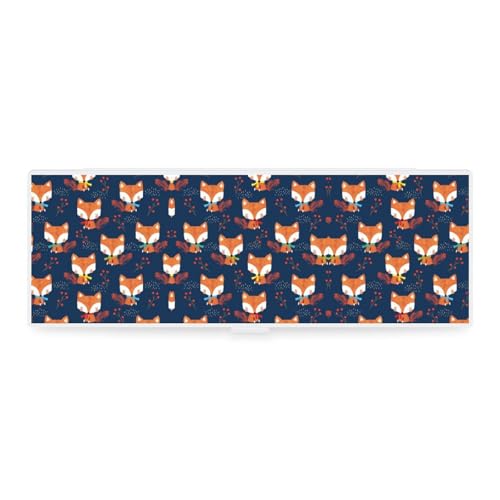 Cmagnifico Federmäppchen, niedlicher Schal, Fuchs, kreative einfache Schreibwaren-Box, 19,5 x 6,8 x 3 cm, Stil:, Einheitsgröße, Federmäppchen von Cmagnifico