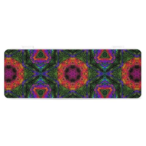 Cmagnifico Federmäppchen, psychedelisches Kaleidoskop, kreative einfache Schreibwaren-Box, 19,5 x 7,1 x 2,7 cm, Stil:, Einheitsgröße, Federmäppchen von Cmagnifico